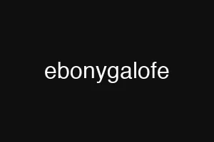 ebonygalofe