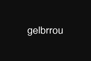 gelbrrou