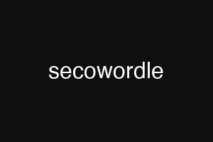 secowordle