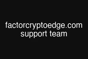 factorcryptoedge.com support team